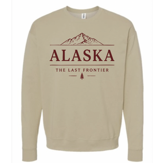 Alaska The Last Frontier Sweatshirt Graphic Design Sweatshirt Tultex XS 