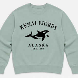 Kenai Fjords Sweatshirt Graphic Design Sweatshirt Lane Seven XS 