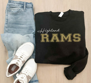 Highland Rams fleece sweatshirt