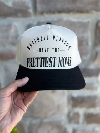 Baseball players have the prettiest moms two toned ball cap baseball Otto 5 panel ball cap 