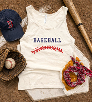 Baseball stitch unisex tank Baseball Bella Canvas 3480 tank 