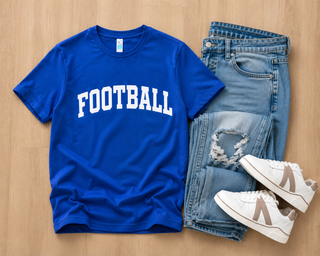 Football arch heavyweight tee football Lane seven heavyweight tee XS Royal 