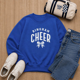 Bingham Cheer bow fleece sweatshirt