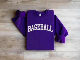Baseball arch fleece sweatshirt baseball Lane seven and Hanes P160 