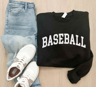 Baseball arch fleece sweatshirt baseball Lane seven 