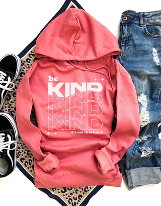 Be kind it's not that hard fleece hoodie Mood Lane seven fleece hoodie LS14001 