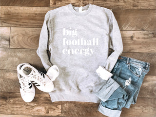 Big football energy fleece sweatshirt Football collection Lane seven premium fleece crew 