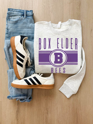 Box Elder Bees logo sweatshirt