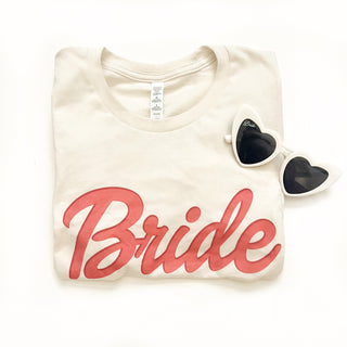 Bride script tee Bella canvas 3001 