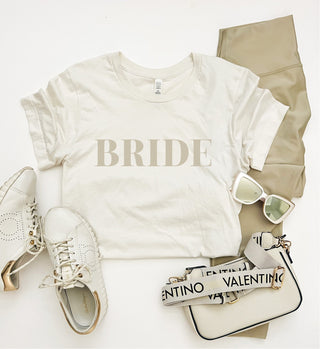 Bride tee Bella canvas 3001 vintage white 