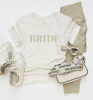 Bride tee Bella canvas 3001 vintage white 