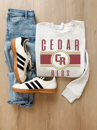 Cedar Reds logo sweatshirt