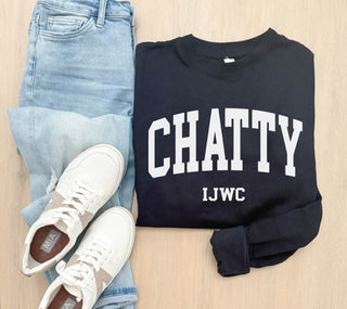 Chatty IJWC basic sweatshirt Gildan 18000 sweatshirt 