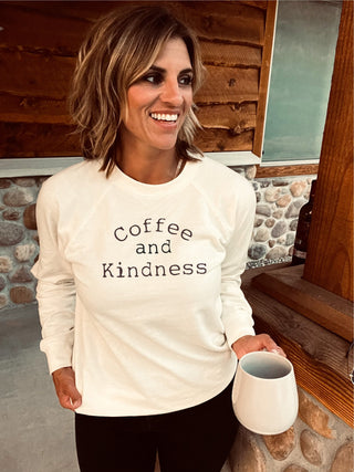 Copy of Coffee and kindness fleece sweatshirt Fall fleece sweatshirt Lane seven fleece sweatshirt 