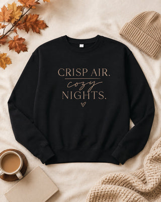 Crisp Air Cozy Nights Sweatshirt fall Lane Seven 