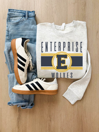 Enterprise Wolves logo fleece sweatshirt