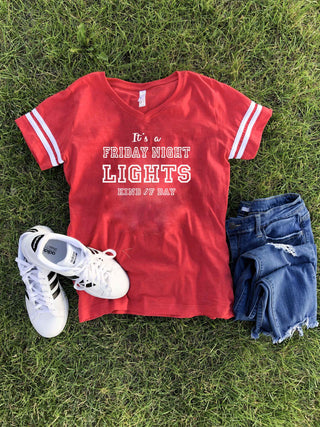 Friday night lights women's varsity tee Varsity gameday tee LAT womens varsity tee 