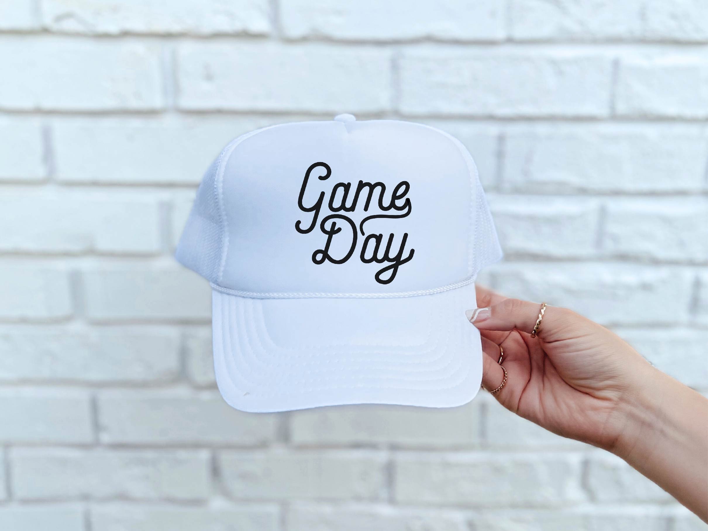 Gameday foam trucker hat – Salted Threads