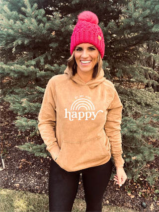 Go get your happy vintage wash hoodie Edgy hoodie Lane Seven vintage hoodie 