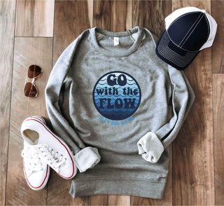 Go with the flow french terry raglan Lake French Terry raglan Lane seven French Terry raglan heather grey 