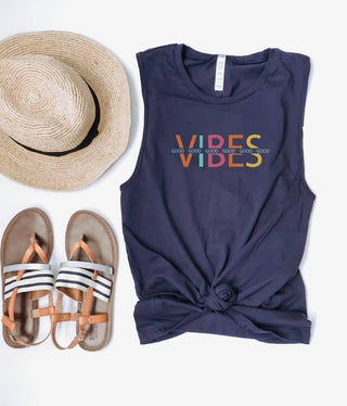 Good vibes unisex muscle tank Short sleeve cinco de mayo tee Bella Canvas unisex muscle tank 
