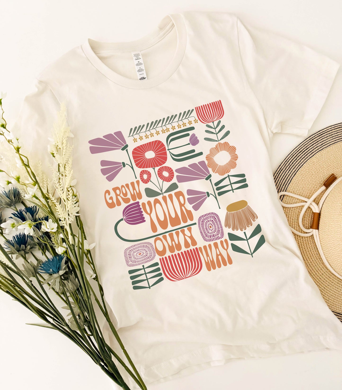 Grow your own way tee Spring tee Lane seven heavyweight tee 