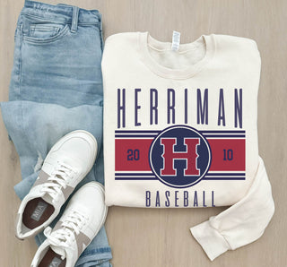 Herriman baseball logo basic sweatshirt