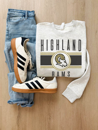 Highland Rams logo sweatshirt