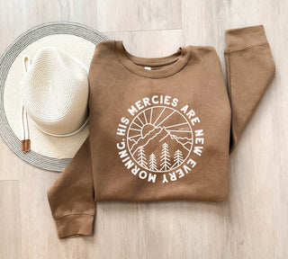His mercies are new every morning sweatshirt 
