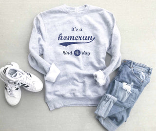 Homerun kind of day sweatshirt Baseball sweatshirt Lane seven unisex sweatshirt 