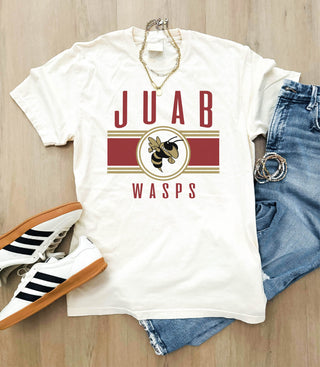 Juab Wasps logo heavyweight tee