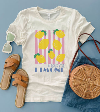 La Dolce Vita Limone heavyweight tee farmers market Lane seven heavyweight tee 