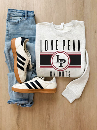 Lone Peak Knights logo sweatshirt
