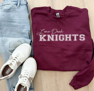 Lone Peak Knights fleece sweatshirt
