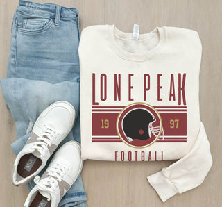 Lone Peak helmet logo basic sweatshirt