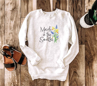 Made in the south crewneck sweatshirt Miscellaneous sweatshirt Lane seven unisex sweatshirt oatmeal 