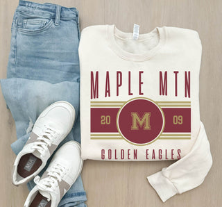 Maple Mountain logo basic sweatshirt