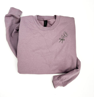 Maybe she is a wildflower double print basic fleece sweatshirt Spring Gildan SF000 