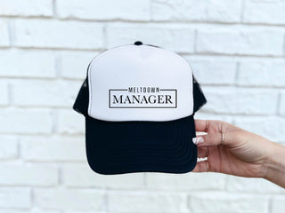 Meltdown manager foam trucker hat Hat Buck wholesale foam trucker 