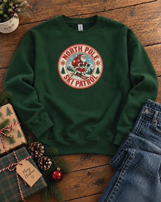 North Pole Ski Patrol Sweatshirt Wild Medley 