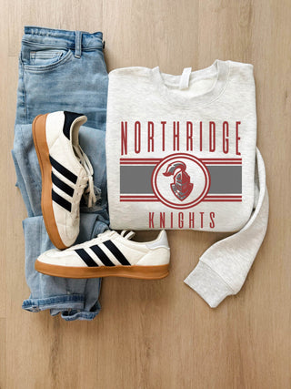 Northridge Knights logo sweatshirt