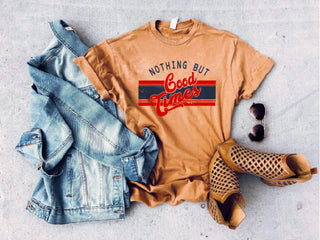 Nothing but good times vintage wash tee Short sleeve summer tee Lane Seven vintage tee 