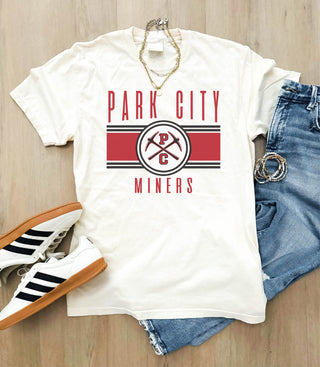 Park City Miners logo heavyweight tee