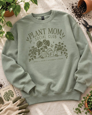 Plant Mom Social Club Sweatshirt hobbies Lane Seven 
