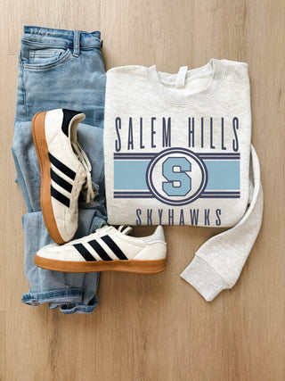 Salem Hills Skyhawks logo sweatshirt