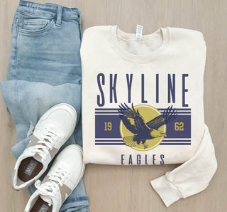Skyline Eagles logo basic sweatshirt