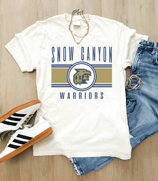 Snow Canyon Warriors logo heavyweight tee