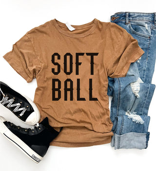 Softball vintage wash tee Short sleeve football tee Lane seven vintage wash tee 