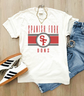 Spanish Fork Dons logo heavyweight tee