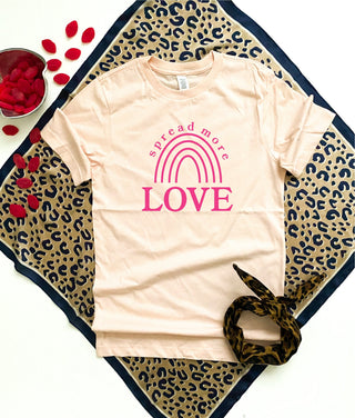 Spread more love tee Short sleeve valentines day tee Lane seven unisex tee 